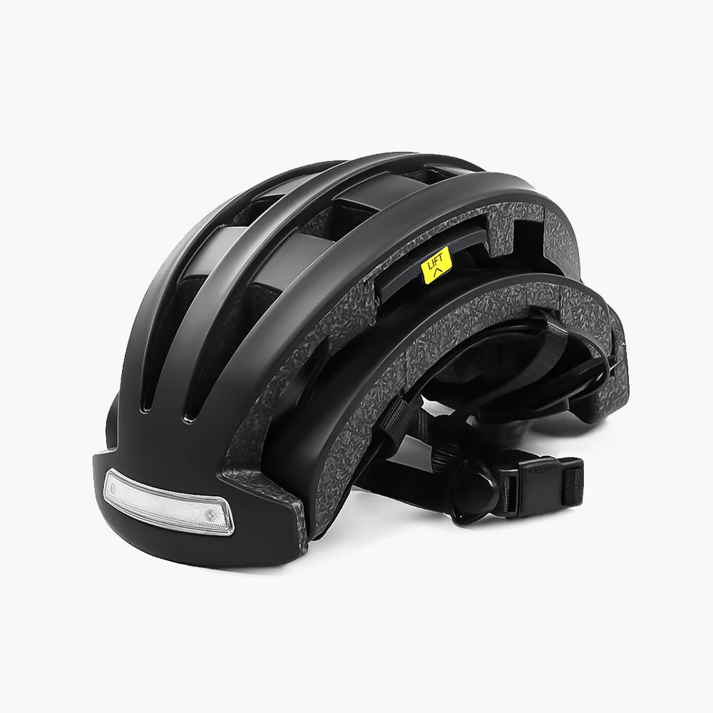 Casque de vélo pliable pour adultes avec lumières - Image 7