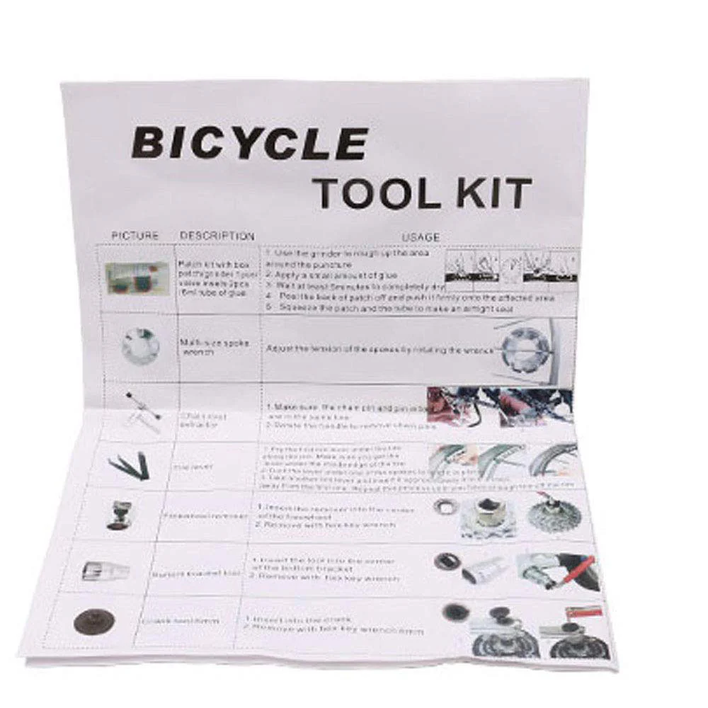 Kit d'outils de réparation de vélo - Image 6