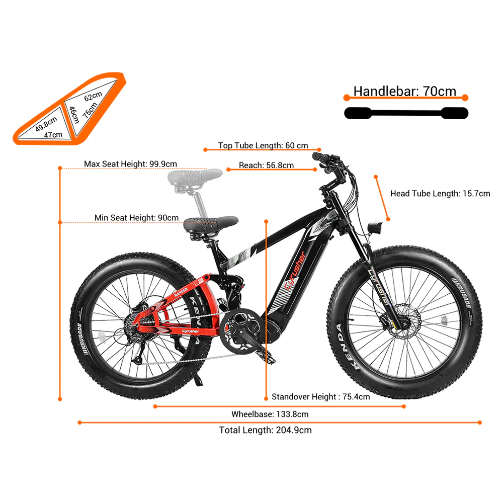 Cyrusher Ranger, vélo électrique tout-terrain - Image 7