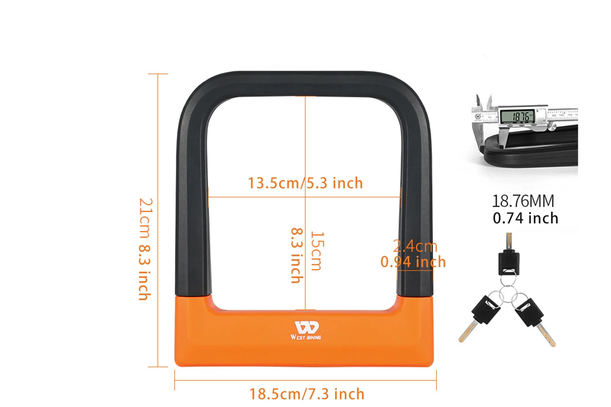 U Lock Plus pour pneus larges compatible avec tous les modèles(Précommande) - Image 3